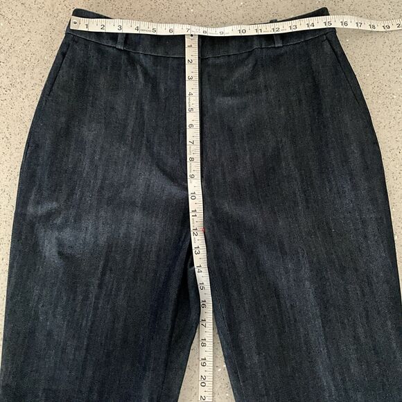 Kate Spade Jeans 12 Blue Bootcut Rigid Denim Business Casual - Picture 5 of 10